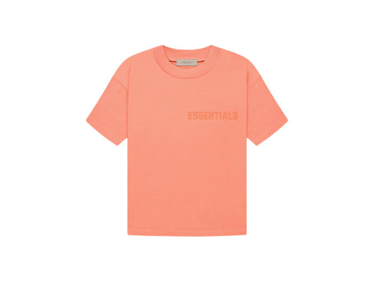 FEAR OF GOD ESSENTIALS TEE "CORAL"