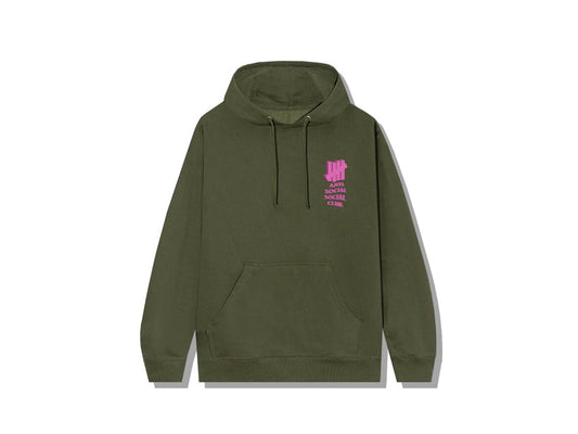 ASSC X UNDFTD 1ST AND LA BREA HOODIE "ARMY GREEN"