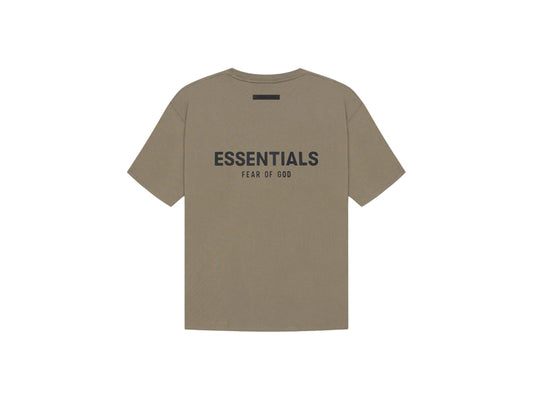 ESSENTIALS BACK LOGO TEE SS21 "TAUPE"